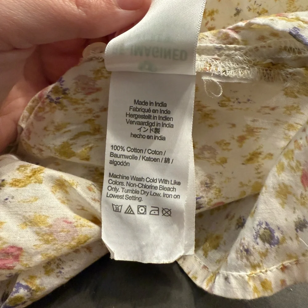 J. Crew Contemporary Multicolor Floral Blouse